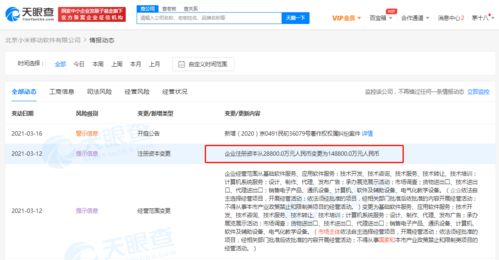 小米關(guān)聯(lián)公司注冊(cè)資本增至14.88億元，深化應(yīng)用軟件服務(wù)布局